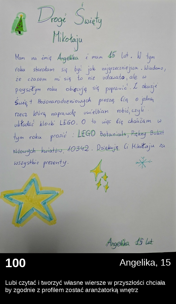 List 100 - Listy do Świętego Mikołaja 2025