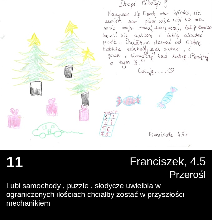 List 11 - Listy do Świętego Mikołaja 2025