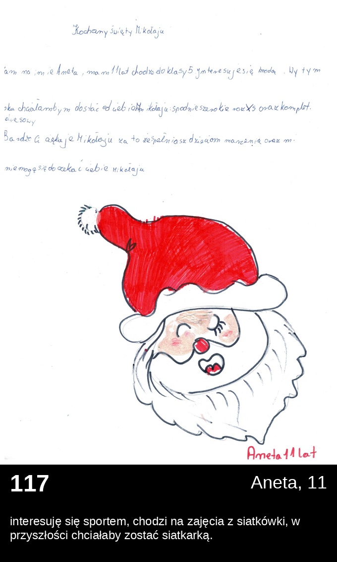 List 117 - Listy do Świętego Mikołaja 2025