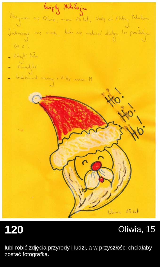 List 120 - Listy do Świętego Mikołaja 2025