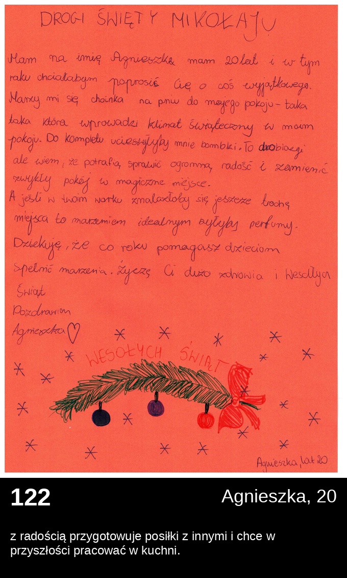 List 122 - Listy do Świętego Mikołaja 2025