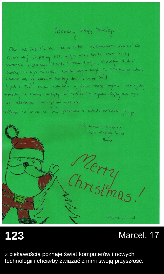 List 123 - Listy do Świętego Mikołaja 2025