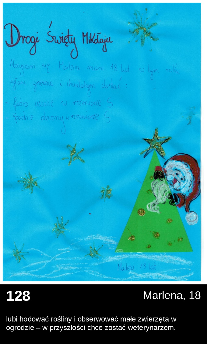 List 128 - Listy do Świętego Mikołaja 2025