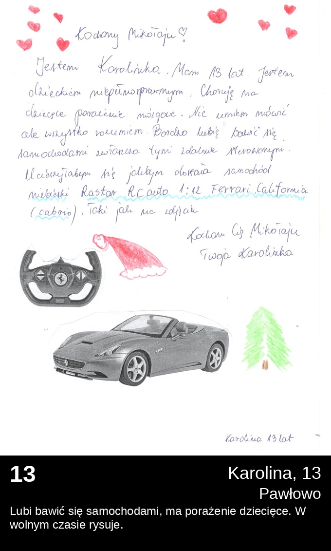 List 13 - Listy do Świętego Mikołaja 2025