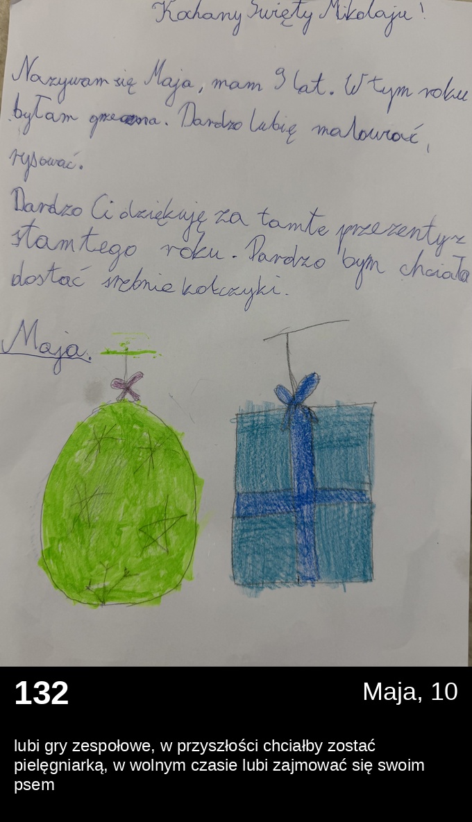 List 132 - Listy do Świętego Mikołaja 2025