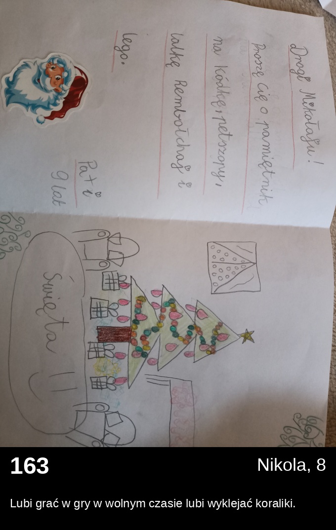 List 163 - Listy do Świętego Mikołaja 2025