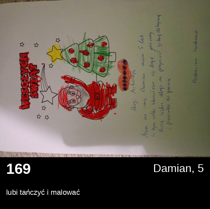 List 169 - Listy do Świętego Mikołaja 2025