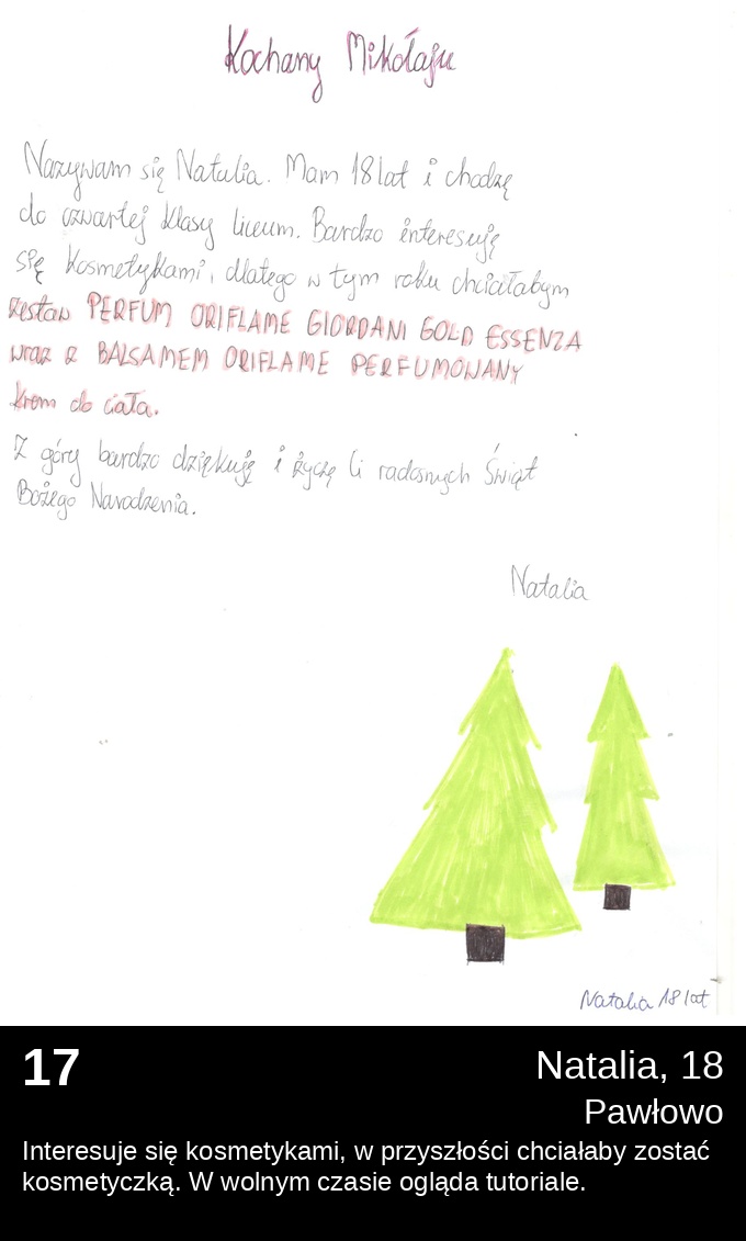 List 17 - Listy do Świętego Mikołaja 2025