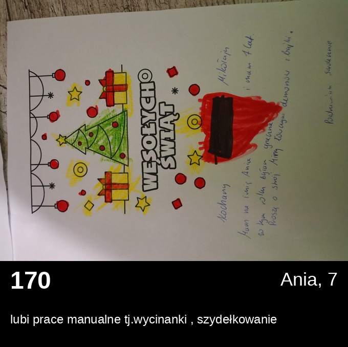 List 170 - Listy do Świętego Mikołaja 2025