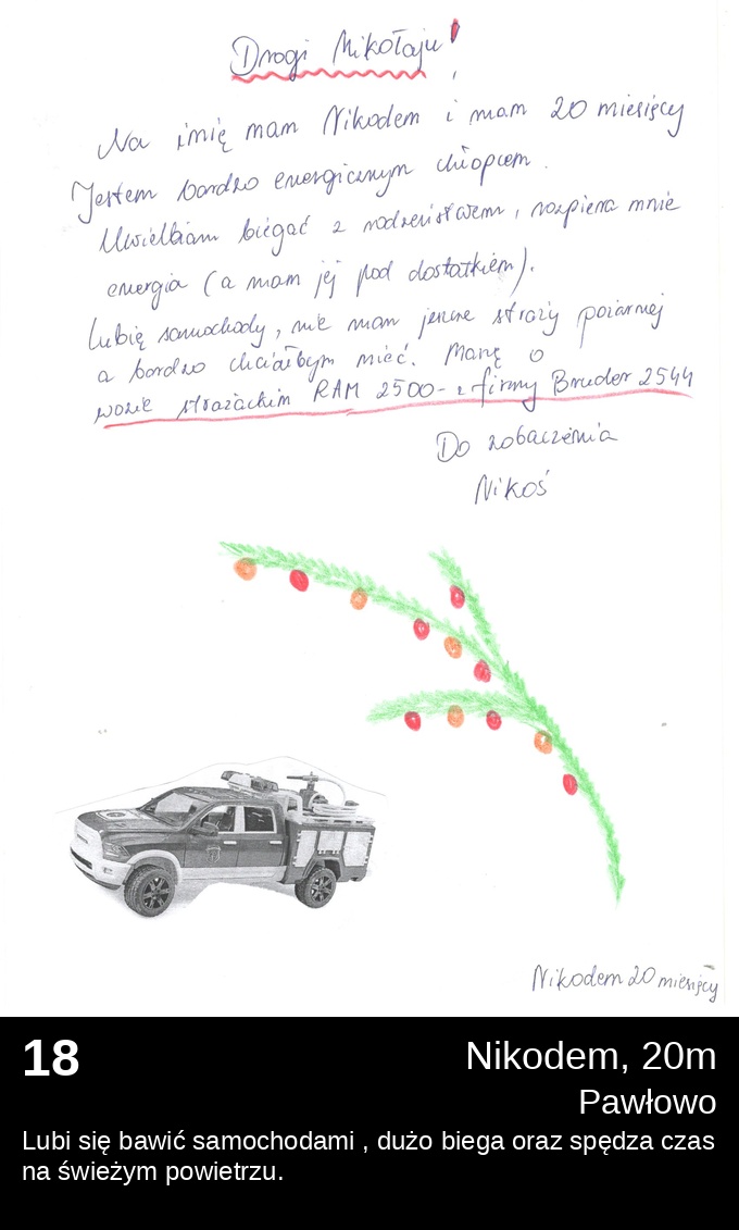 List 18 - Listy do Świętego Mikołaja 2025