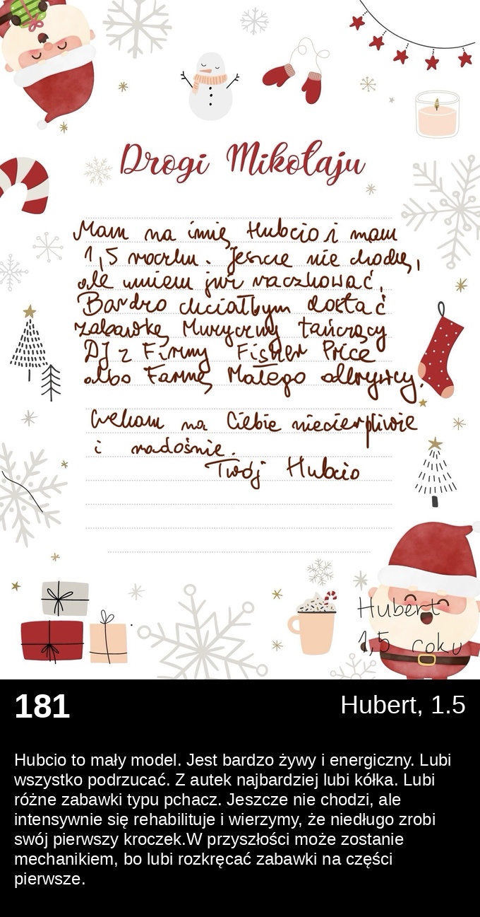 List 181 - Listy do Świętego Mikołaja 2025