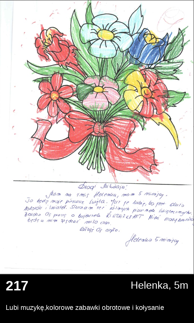 List 217 - Listy do Świętego Mikołaja 2025