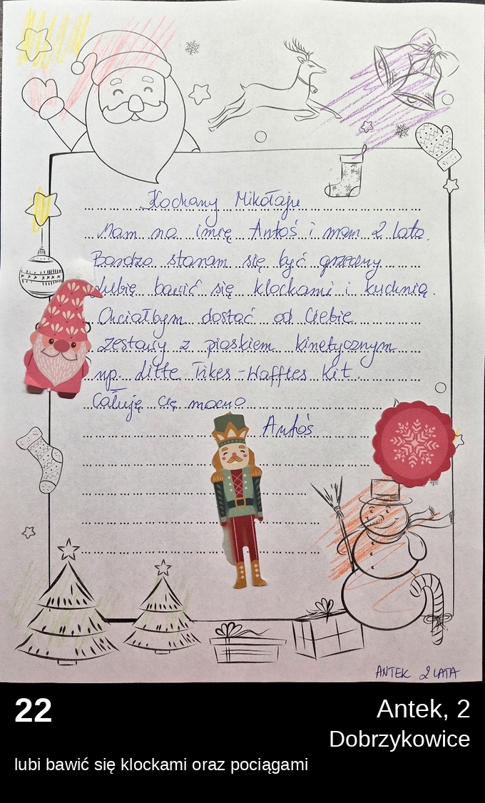 List 22 - Listy do Świętego Mikołaja 2025