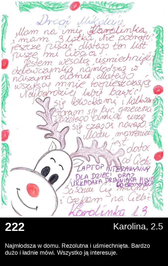 List 222 - Listy do Świętego Mikołaja 2025