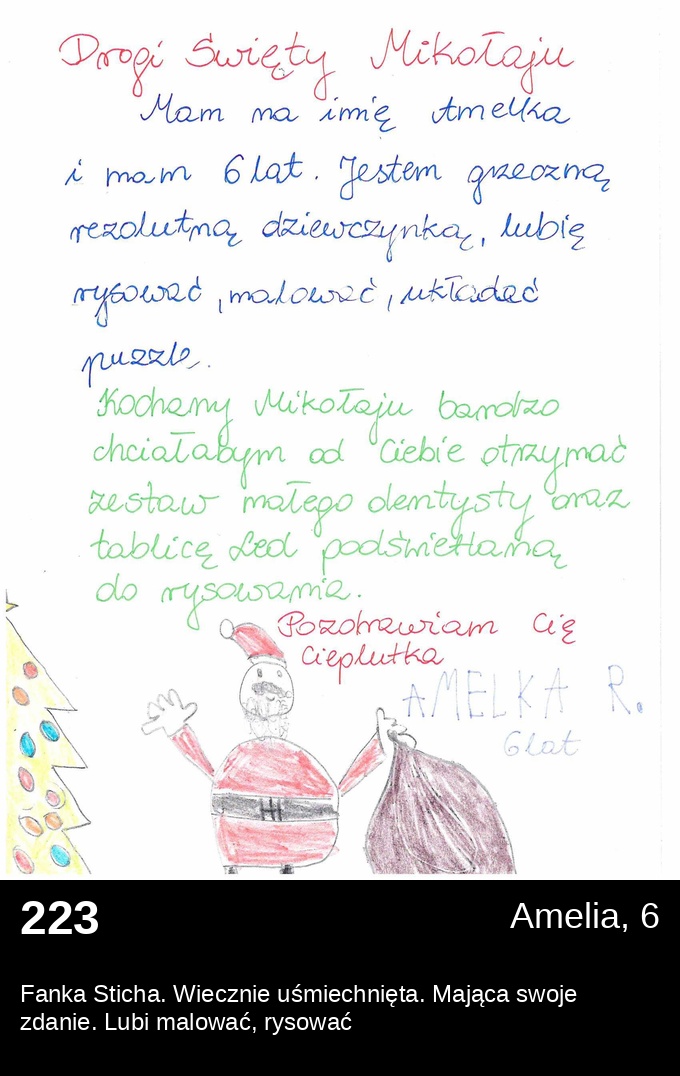 List 223 - Listy do Świętego Mikołaja 2025