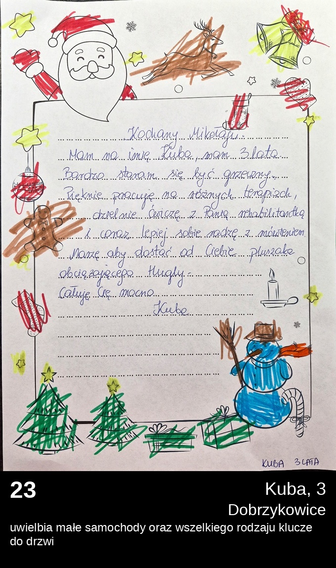 List 23 - Listy do Świętego Mikołaja 2025