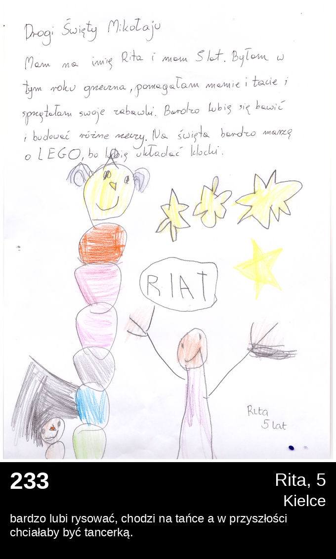List 233 - Listy do Świętego Mikołaja 2025