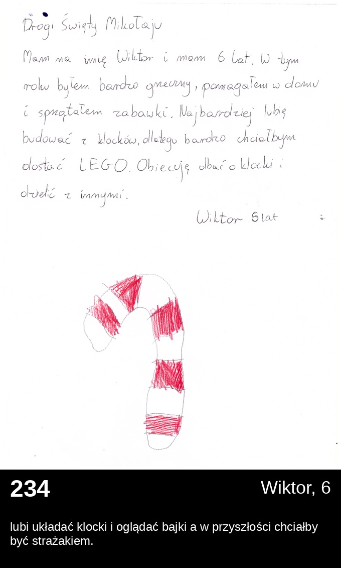 List 234 - Listy do Świętego Mikołaja 2025