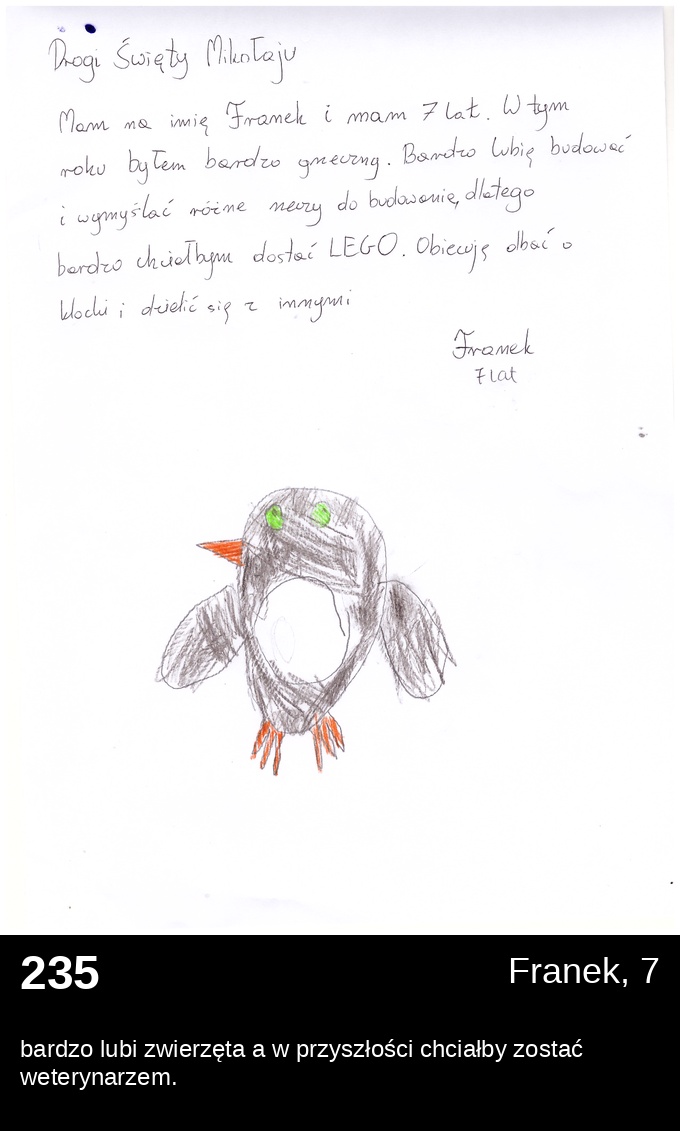 List 235 - Listy do Świętego Mikołaja 2025