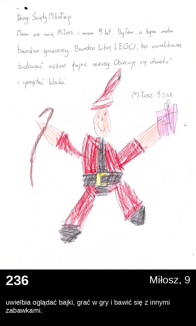 List 236 - Listy do Świętego Mikołaja 2025