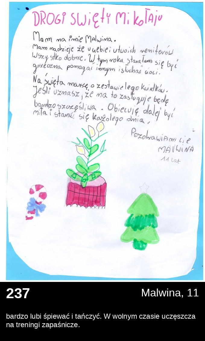 List 237 - Listy do Świętego Mikołaja 2025