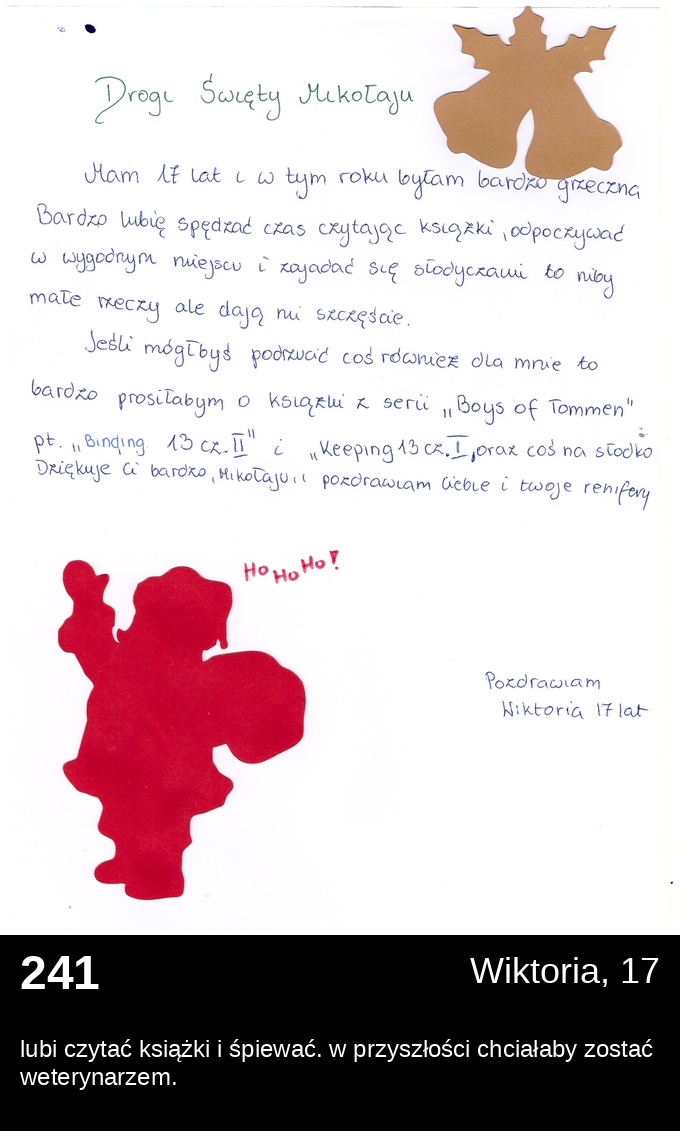 List 241 - Listy do Świętego Mikołaja 2025