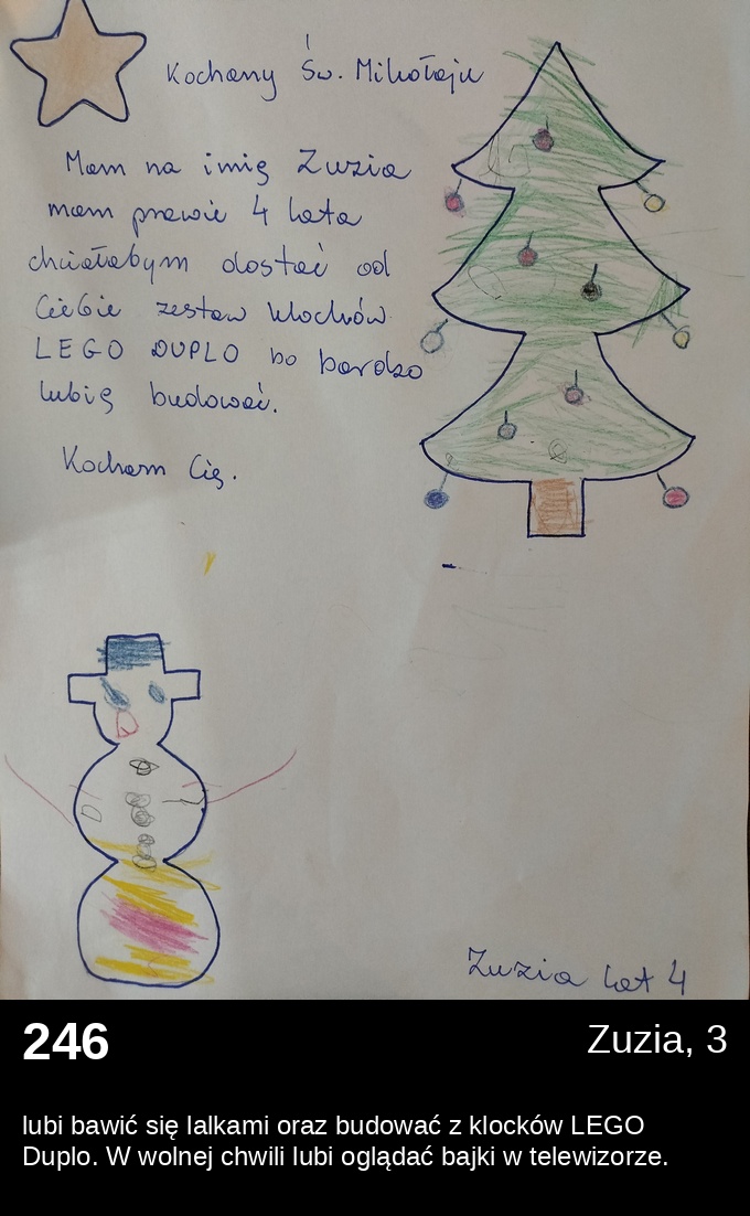 List 246 - Listy do Świętego Mikołaja 2025