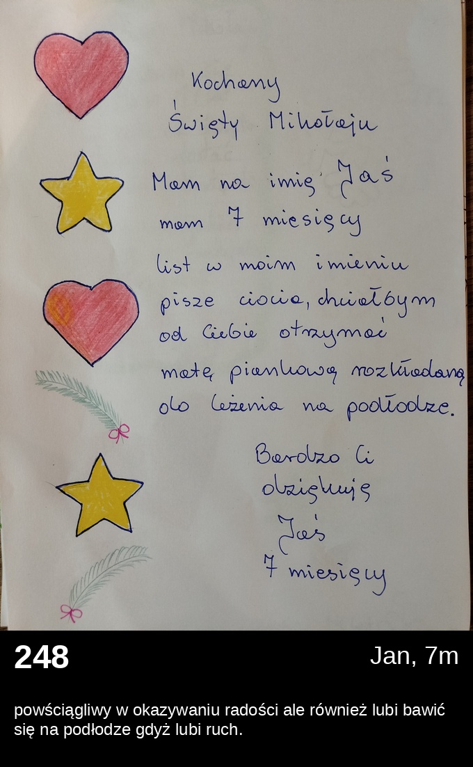 List 248 - Listy do Świętego Mikołaja 2025