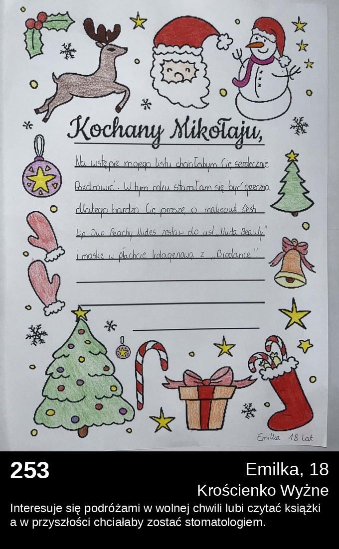 List 253 - Listy do Świętego Mikołaja 2025
