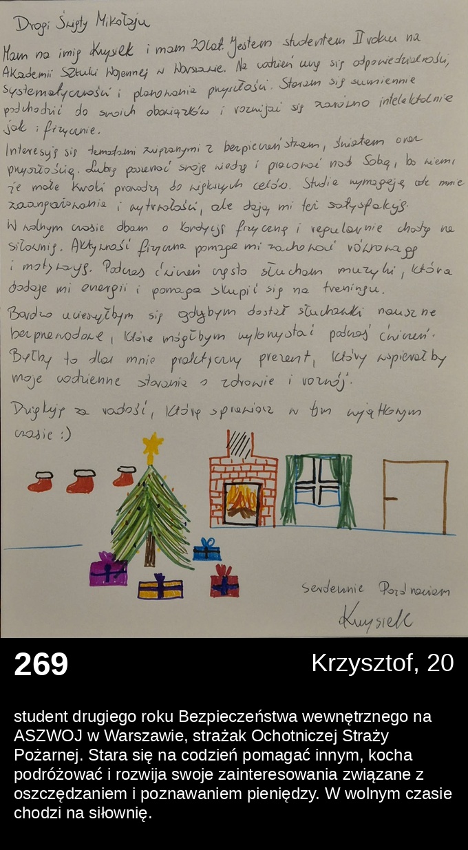 List 269 - Listy do Świętego Mikołaja 2025