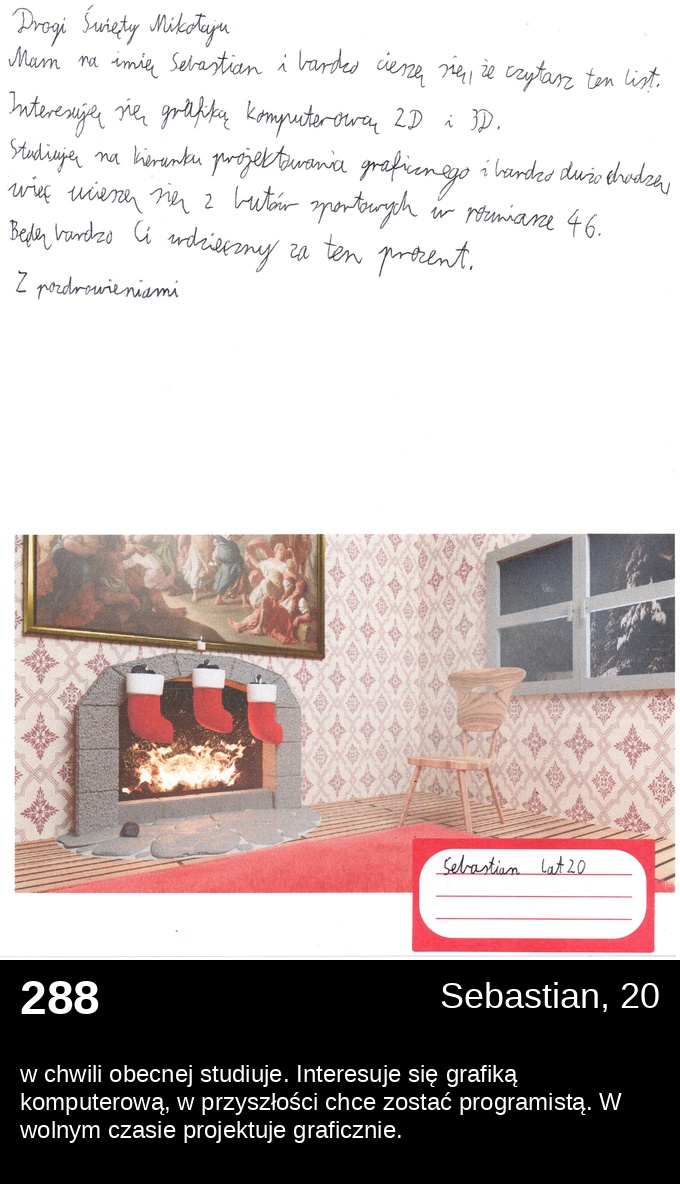 List 288 - Listy do Świętego Mikołaja 2025