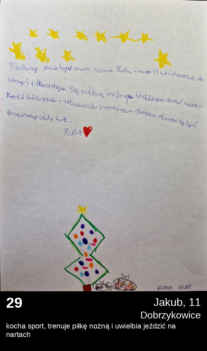 List 29 - Listy do Świętego Mikołaja 2025