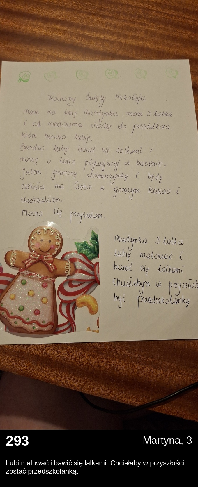 List 293 - Listy do Świętego Mikołaja 2025