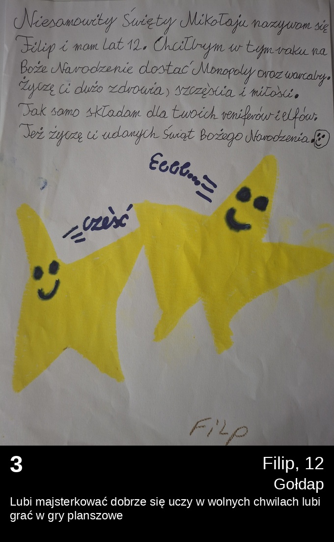 List 3 - Listy do Świętego Mikołaja 2025
