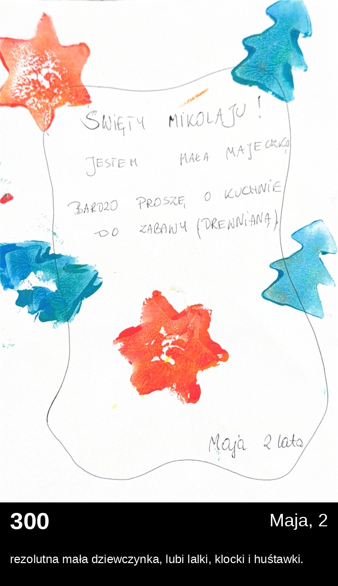 List 300 - Listy do Świętego Mikołaja 2025