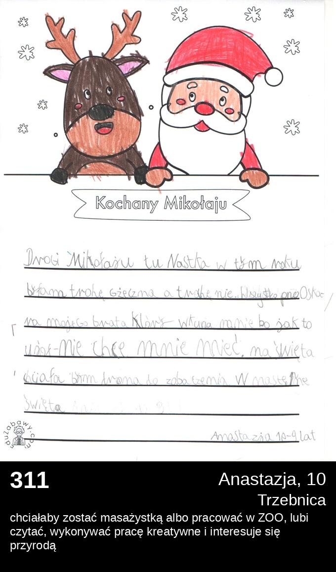List 311 - Listy do Świętego Mikołaja 2025