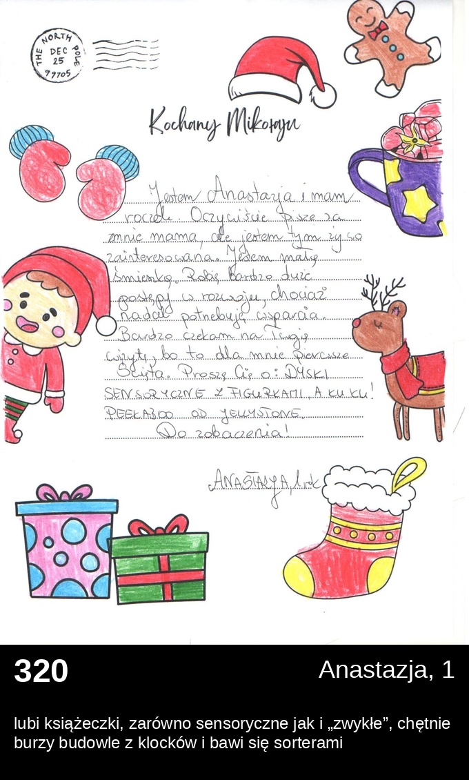 List 320 - Listy do Świętego Mikołaja 2025