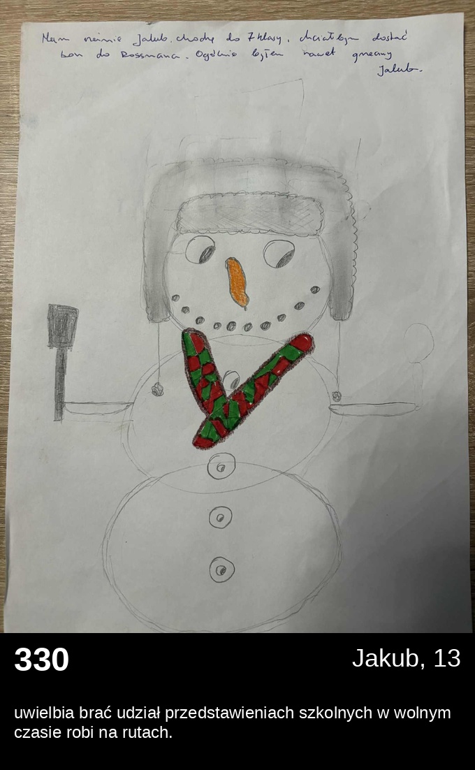 List 330 - Listy do Świętego Mikołaja 2025