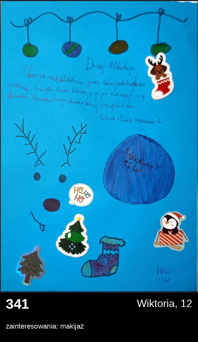 List 341 - Listy do Świętego Mikołaja 2025
