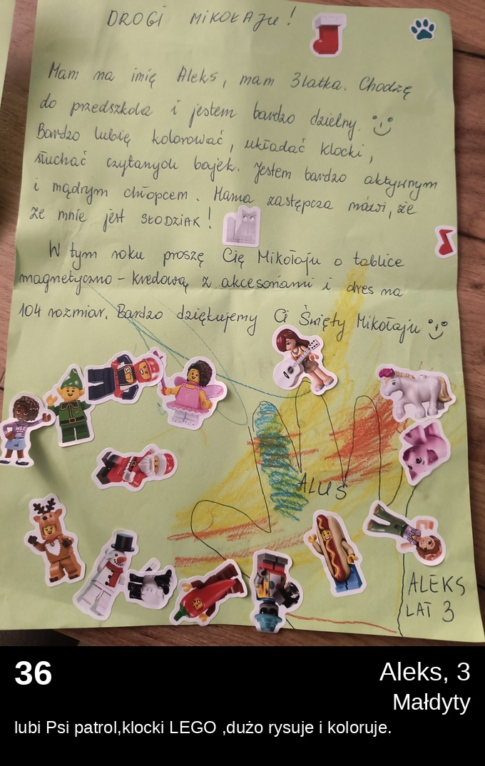 List 36 - Listy do Świętego Mikołaja 2025