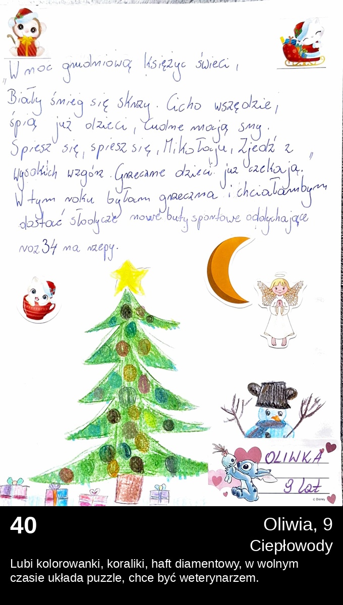 List 40 - Listy do Świętego Mikołaja 2025