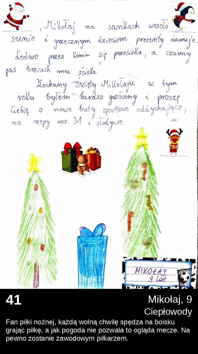 List 41 - Listy do Świętego Mikołaja 2025