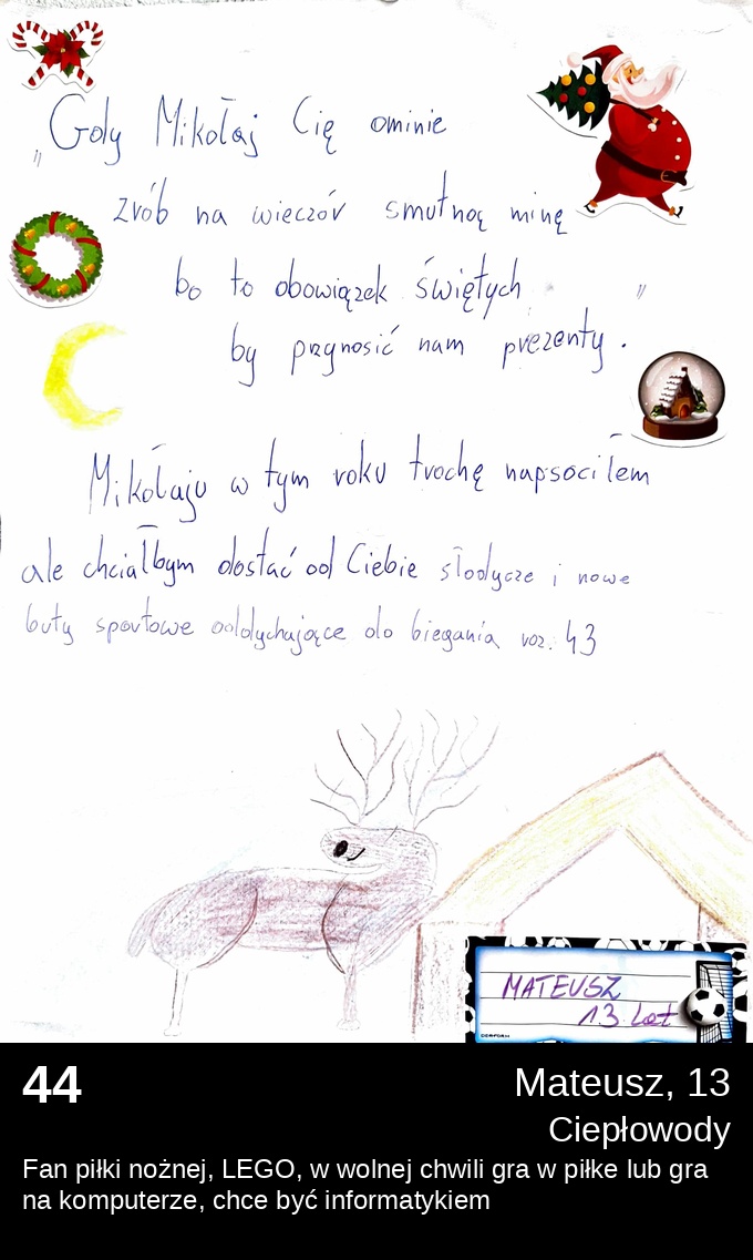 List 44 - Listy do Świętego Mikołaja 2025