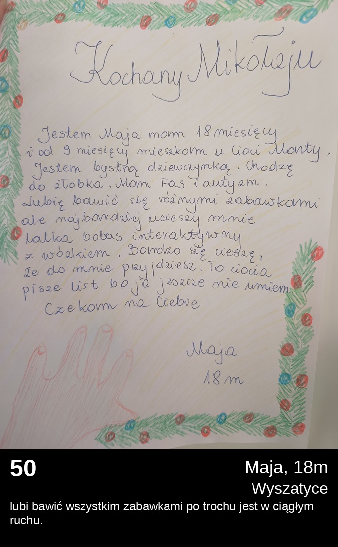 List 50 - Listy do Świętego Mikołaja 2025