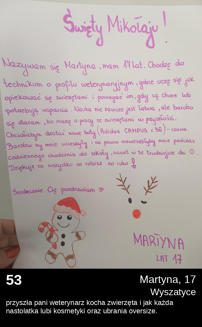 List 53 - Listy do Świętego Mikołaja 2025