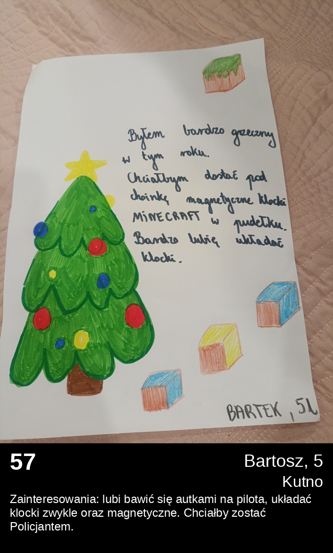 List 57 - Listy do Świętego Mikołaja 2025