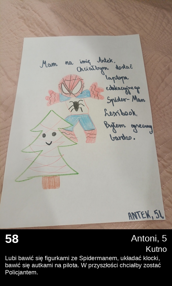 List 58 - Listy do Świętego Mikołaja 2025