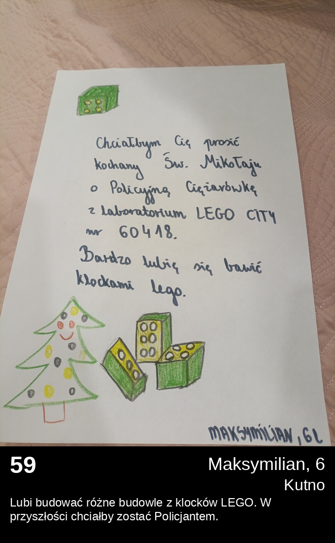 List 59 - Listy do Świętego Mikołaja 2025