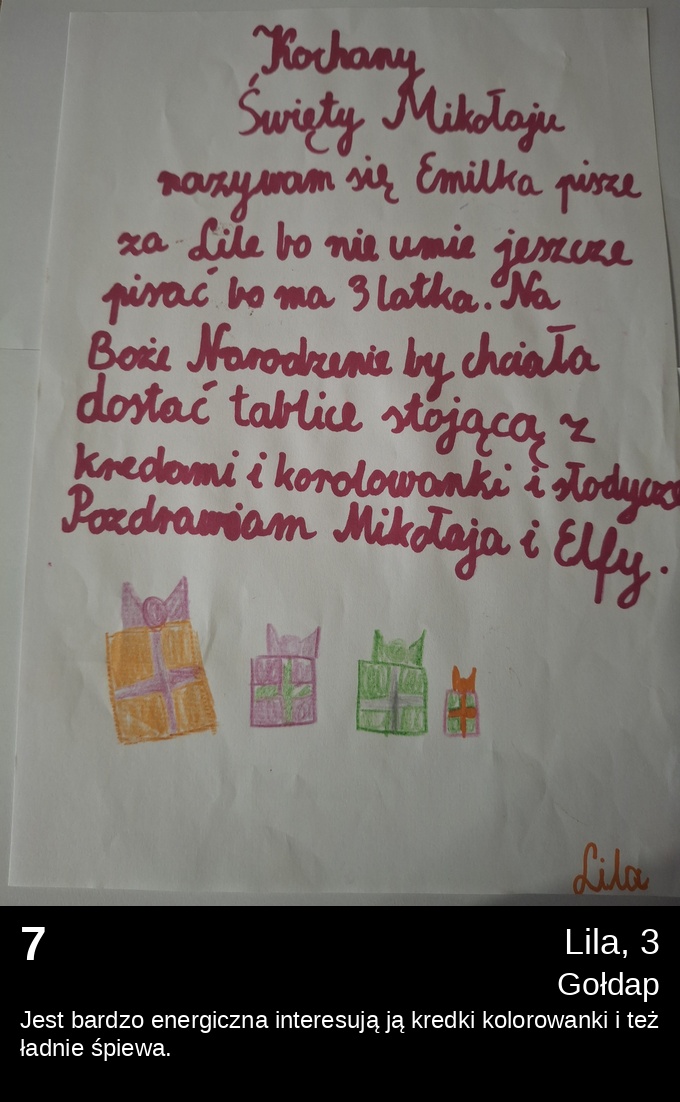 List 7 - Listy do Świętego Mikołaja 2025