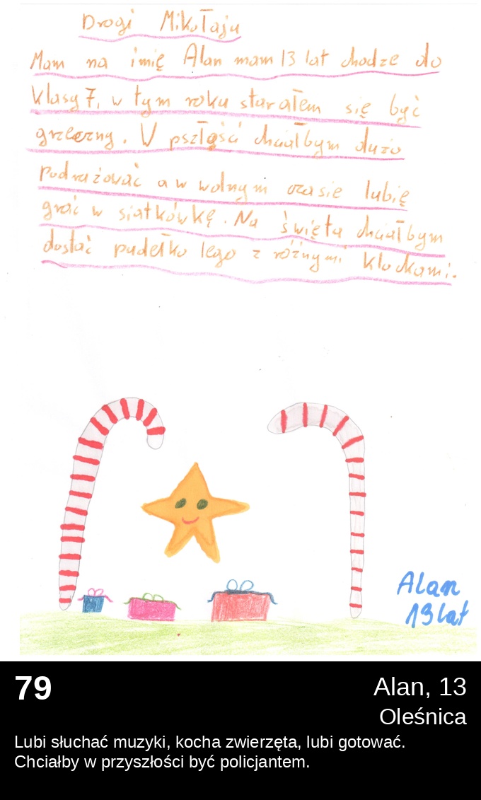 List 79 - Listy do Świętego Mikołaja 2025